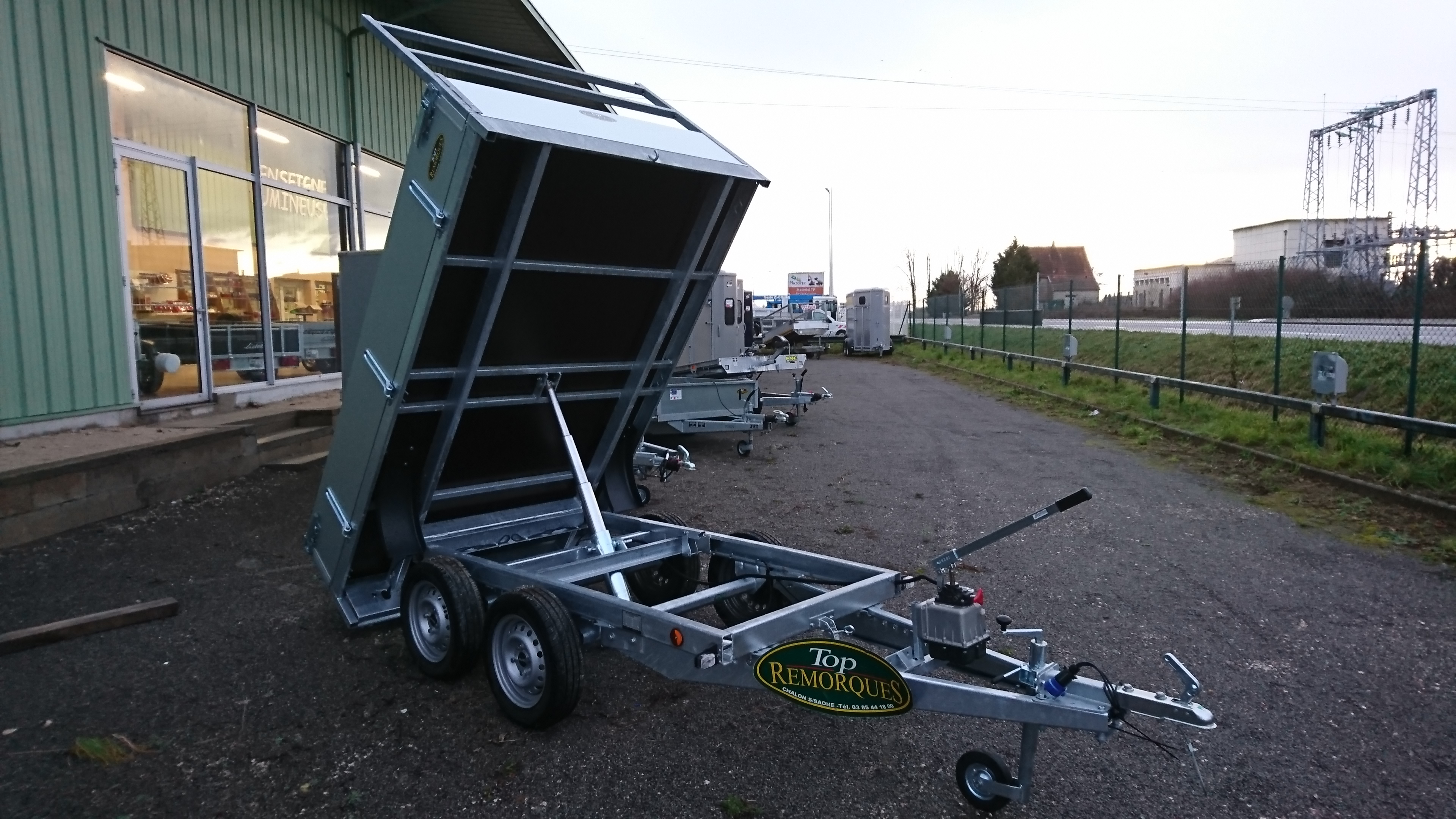 Remorque benne 750 kg BW TRAILERS